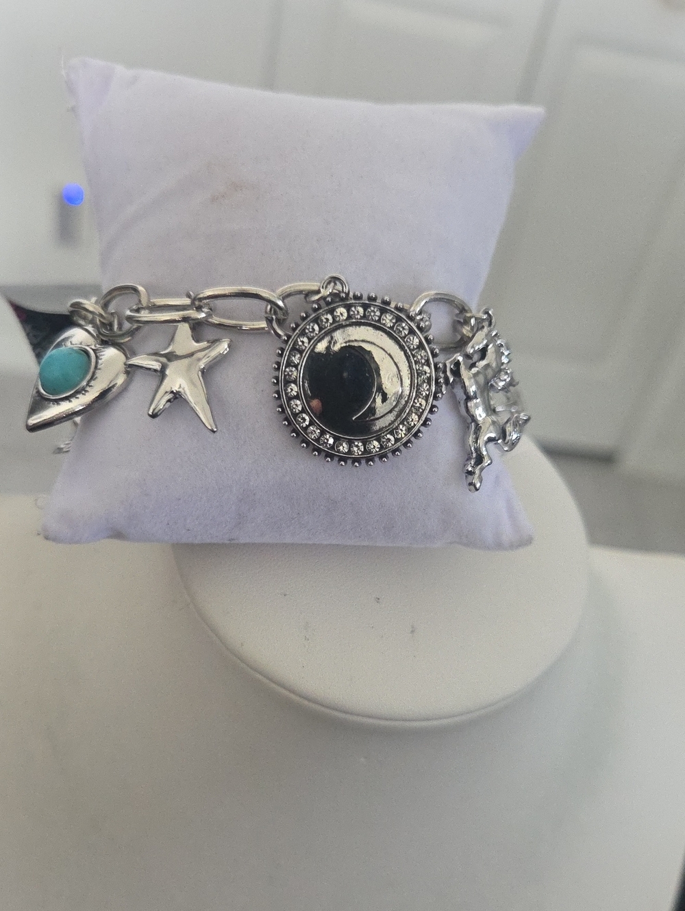 Paparazzi Southwest Charm Blue Bracelet NWT